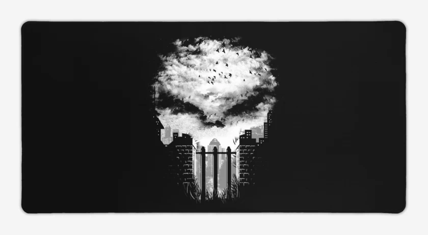 Mouse pad Gamer Negro de El que castiga full color