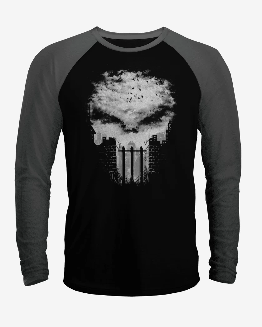 Polera Raglan El que castiga full color