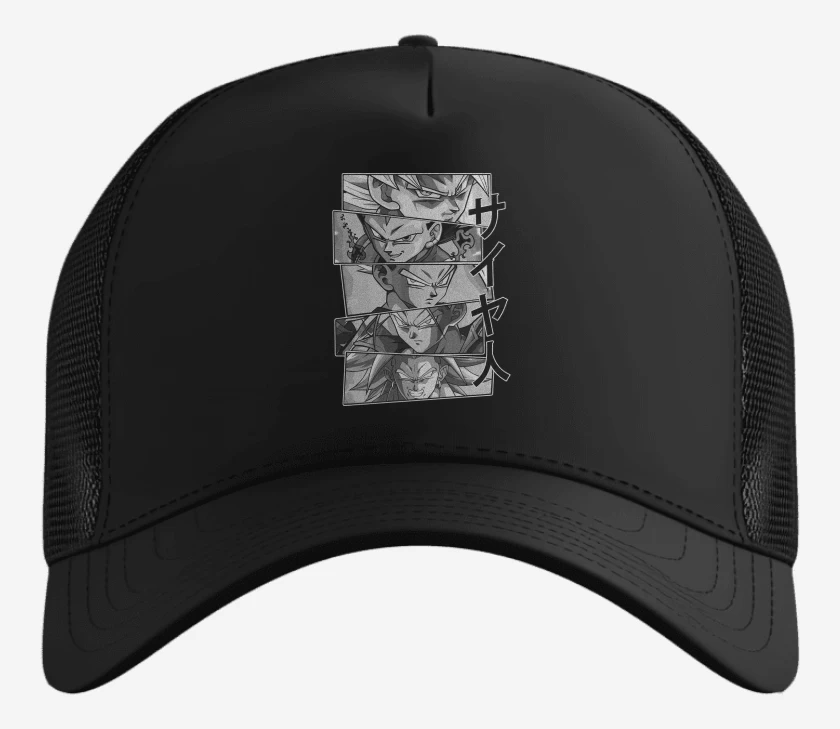Gorro Negro de Heroes Saiyajines 