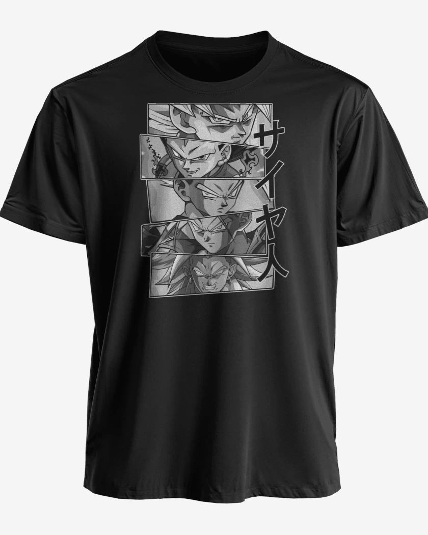 Polera Heroes Saiyajines 