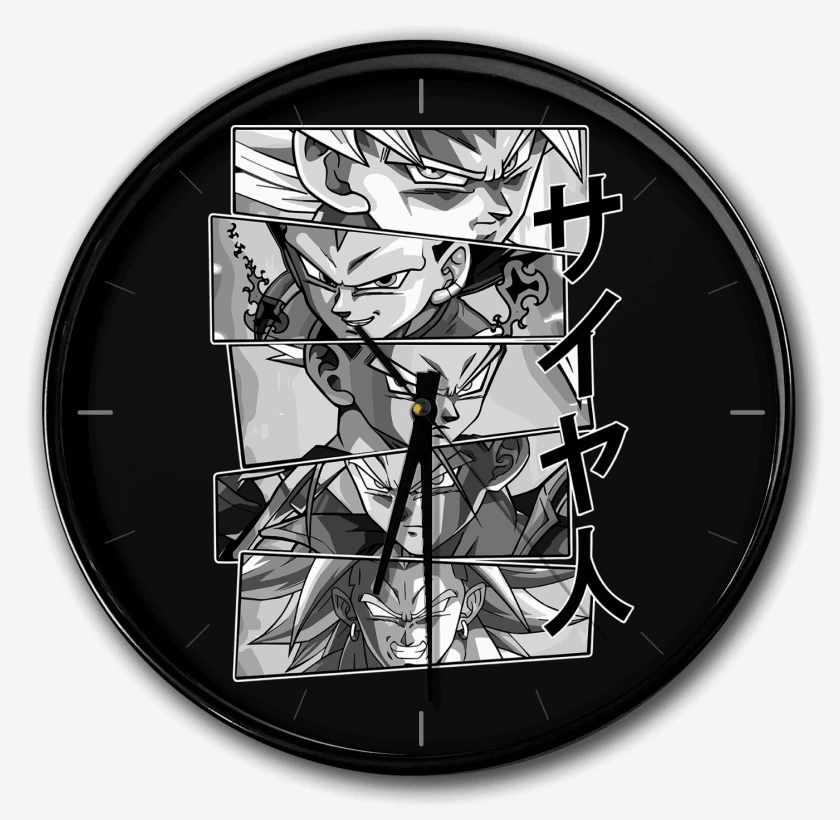 Reloj Negro de Heroes Saiyajines 