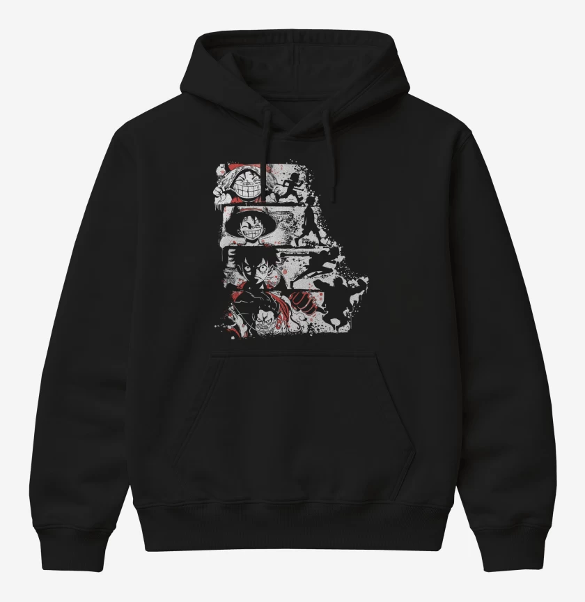 Poleron Canguro básico Luffy Gears