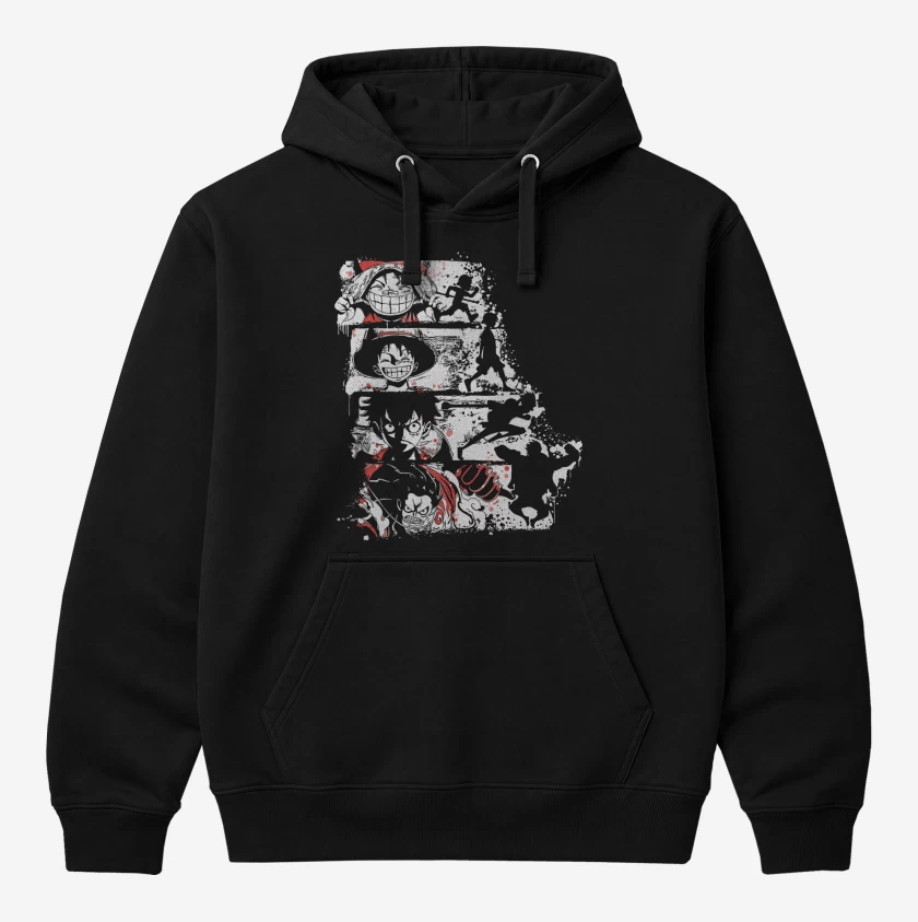 Polerón Canguro Luffy Gears