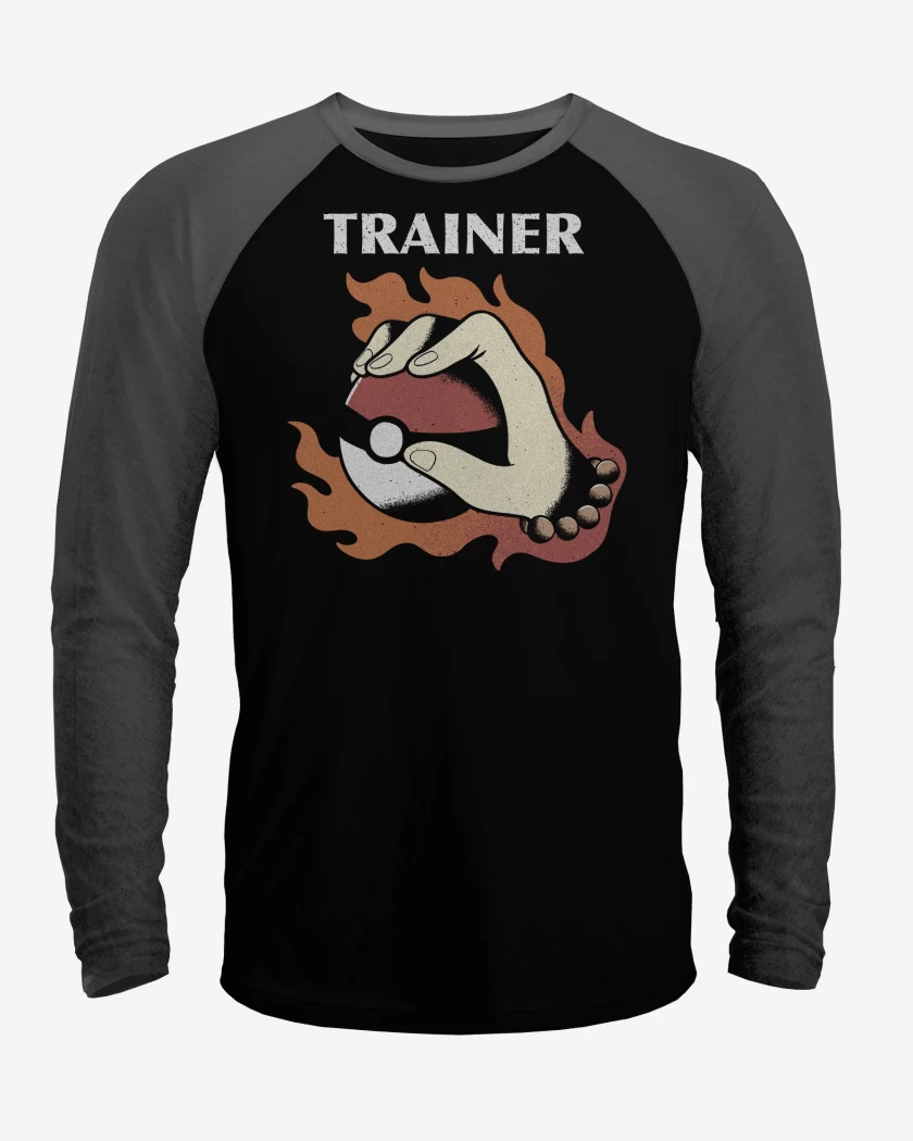Polera Raglan Entrenador Pokemon