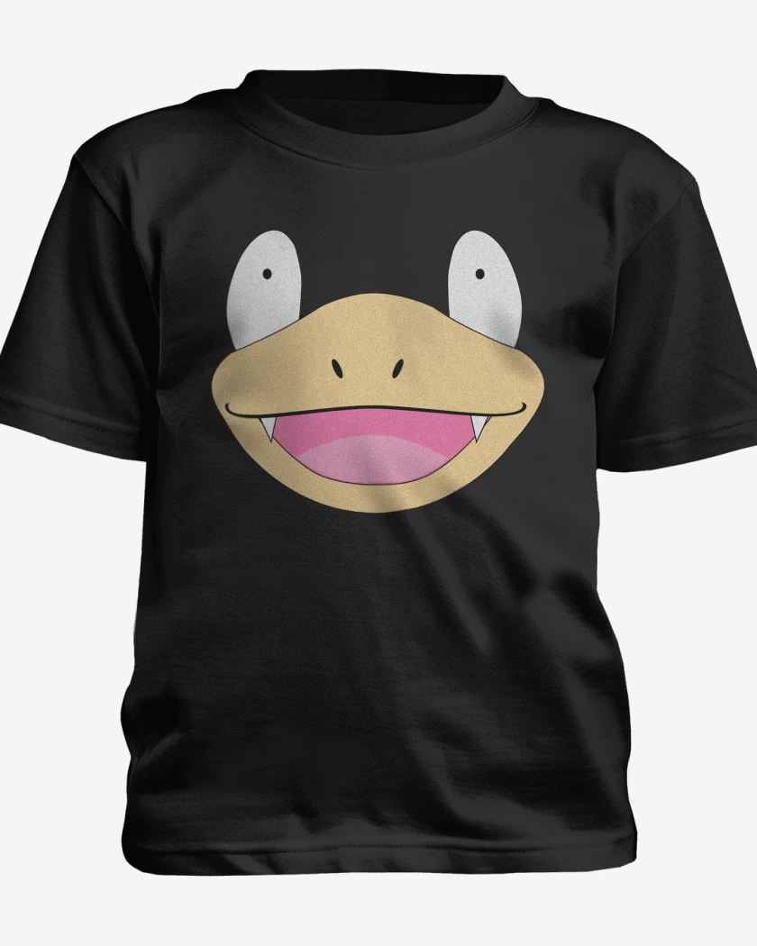 Polera de niño Negro de Slowpoke Face