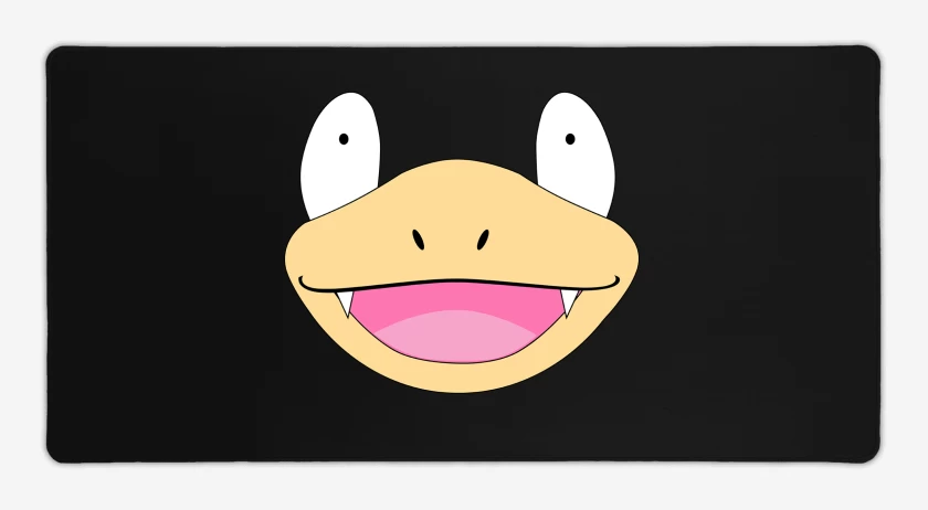 Mouse pad Gamer Negro de Slowpoke Face