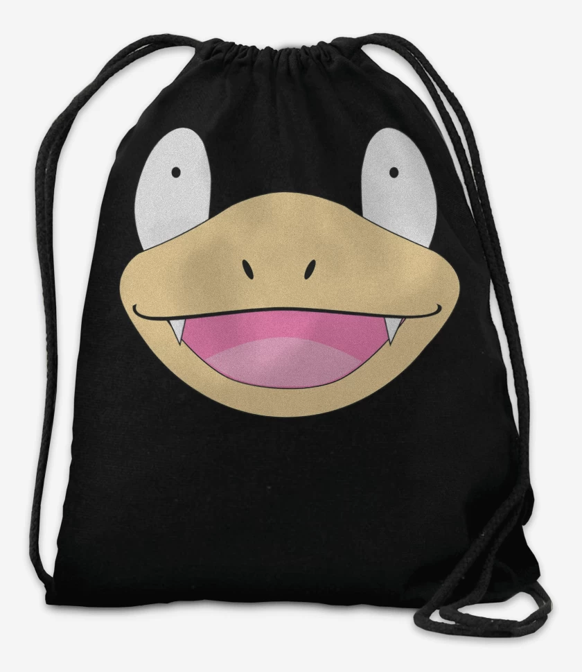 Mochila Negro de Slowpoke Face