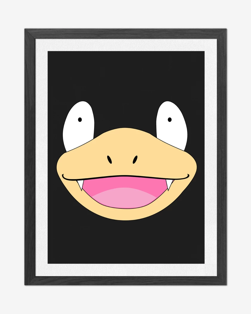 Cuadro decorativo Negro de Slowpoke Face