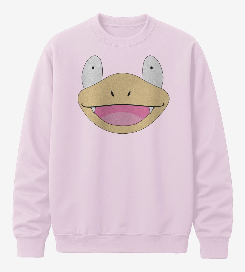 Poleron polo Rosa Pastel de Slowpoke Face