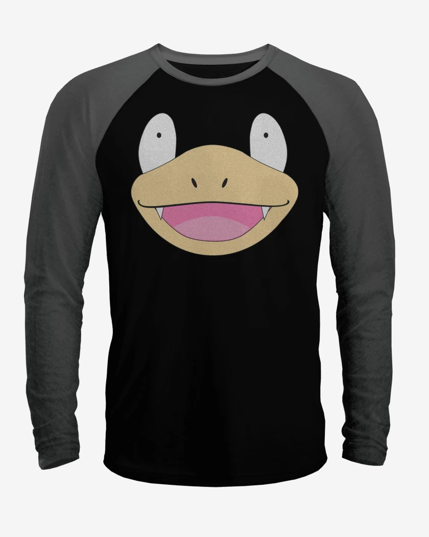 Polera Raglan Slowpoke Face