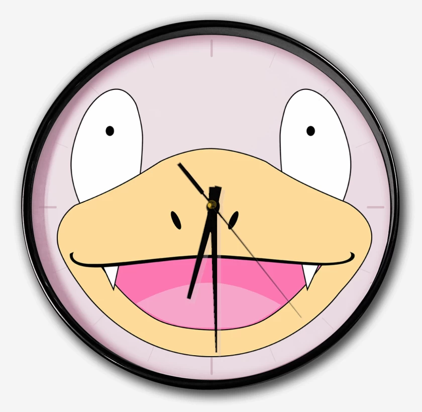 Reloj Rosa Pastel de Slowpoke Face