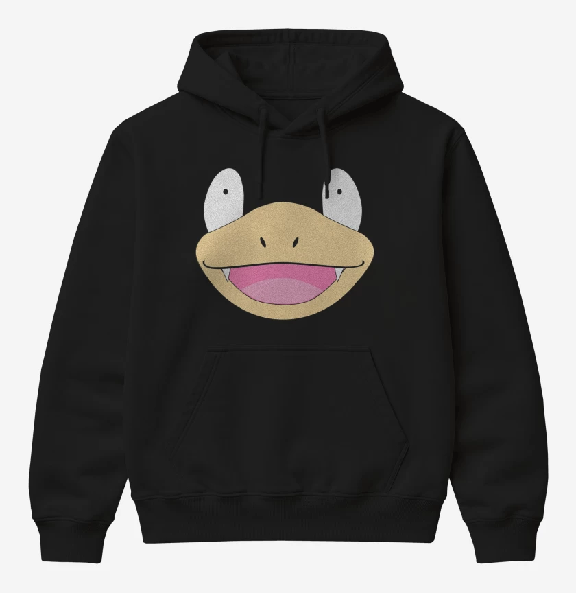 Poleron Canguro básico Negro de Slowpoke Face