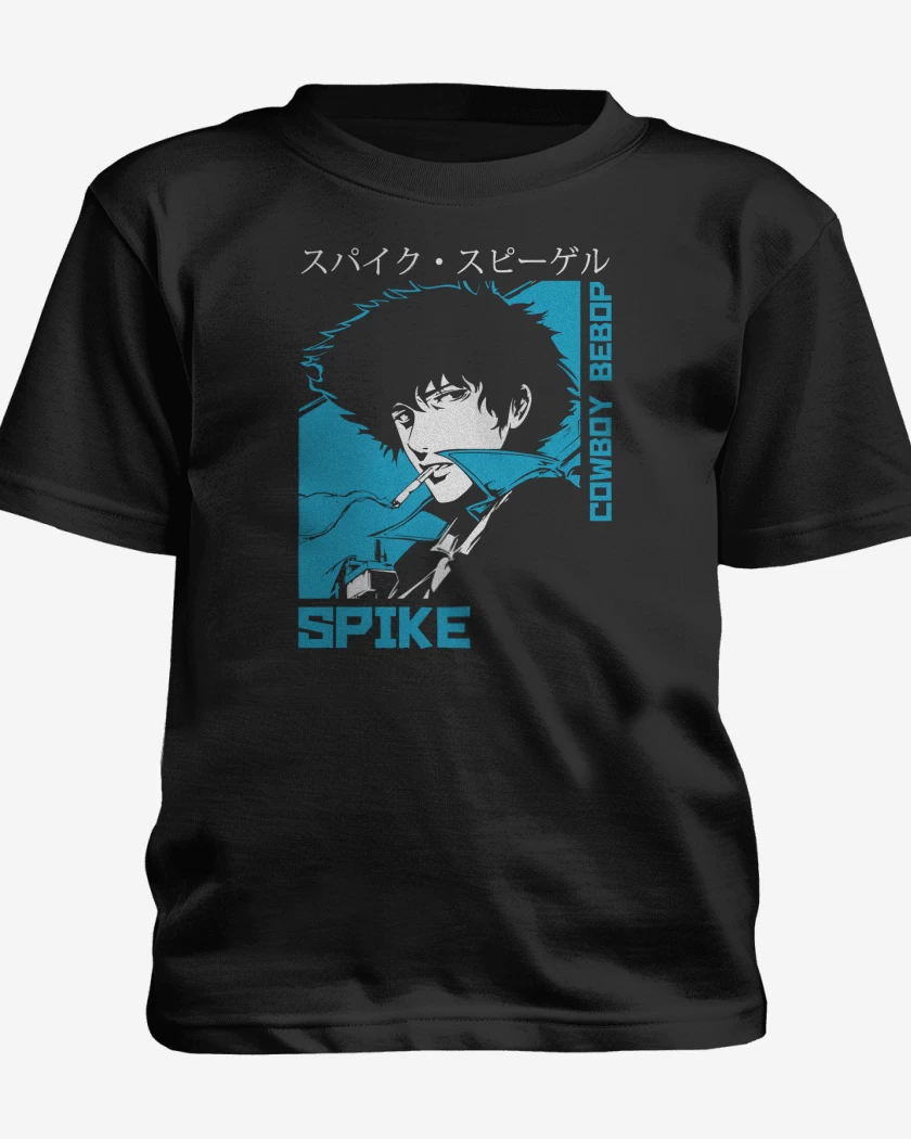 Polera de niño Negro de Cowboy Bebop Spike