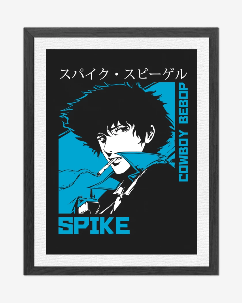 Cuadro decorativo Negro de Cowboy Bebop Spike