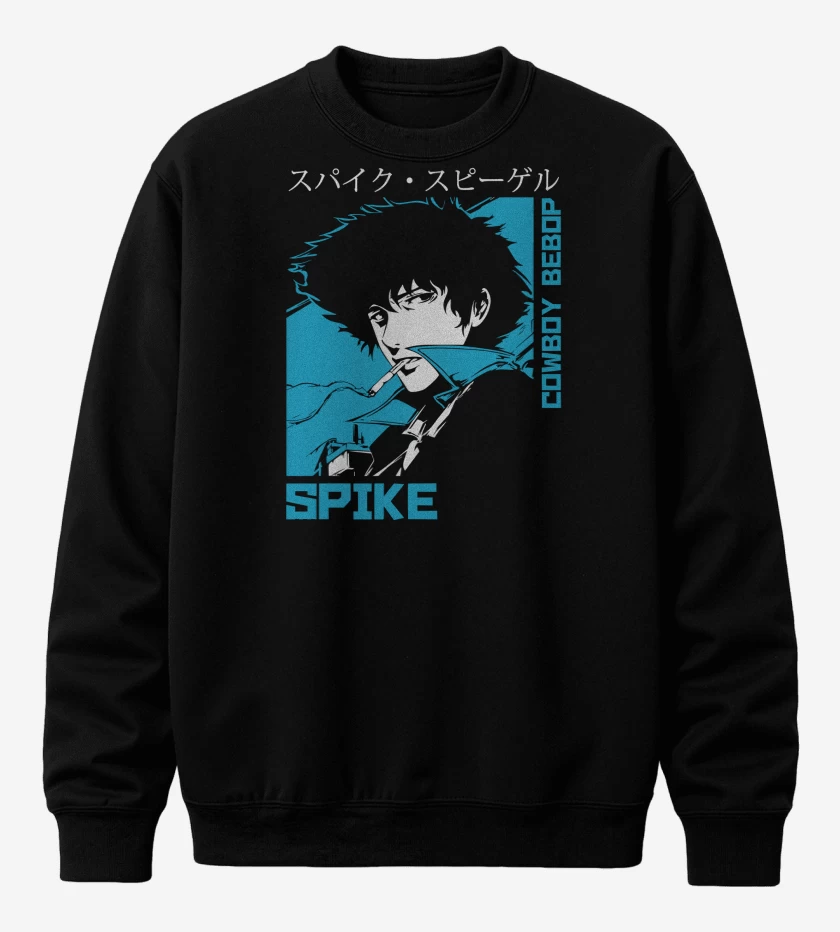 Poleron polo Negro de Cowboy Bebop Spike