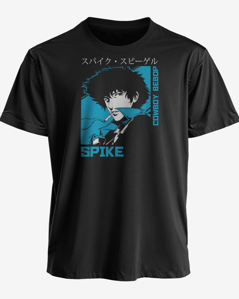 Polera premium Negro de Cowboy Bebop Spike