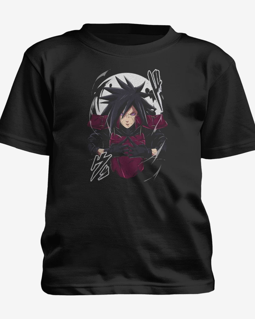 Polera de niño Negro de Naruto Madara Uchiha