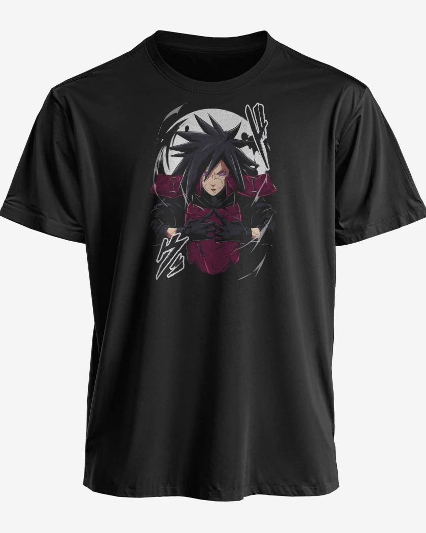 Polera premium Negro de Naruto Madara Uchiha