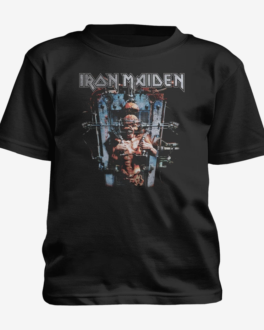 Polera de niño Negro de Iron Maiden The XFACTOR
