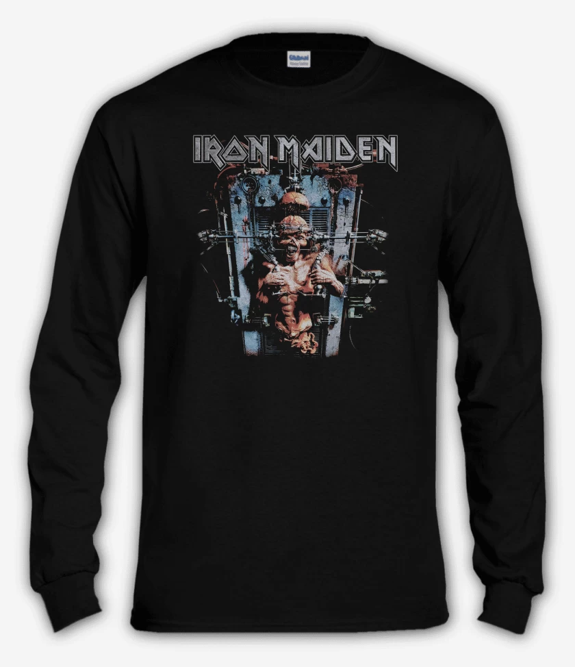 Polera manga larga Negro de Iron Maiden The XFACTOR