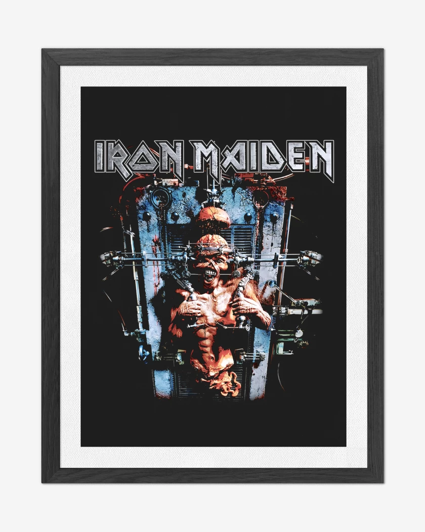 Cuadro decorativo Negro de Iron Maiden The XFACTOR