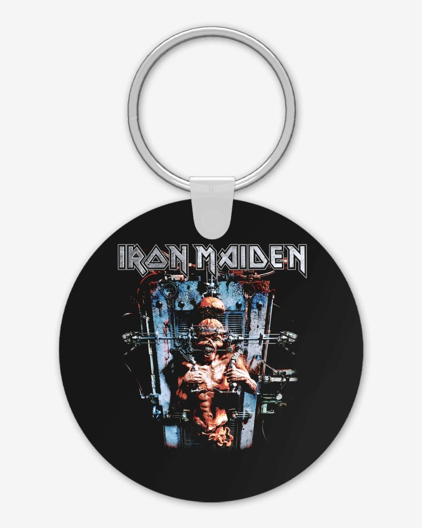 Llavero Negro de Iron Maiden The XFACTOR