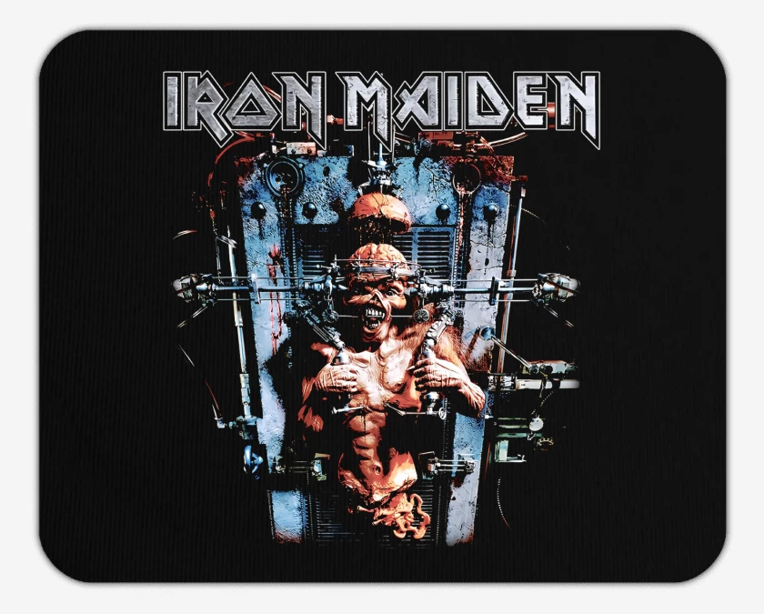 Mousepad Negro de Iron Maiden The XFACTOR