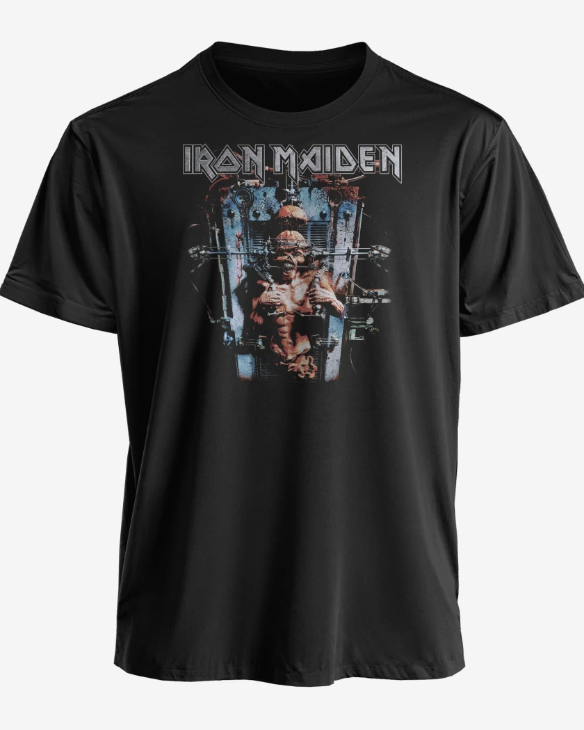 Polera premium Negro de Iron Maiden The XFACTOR