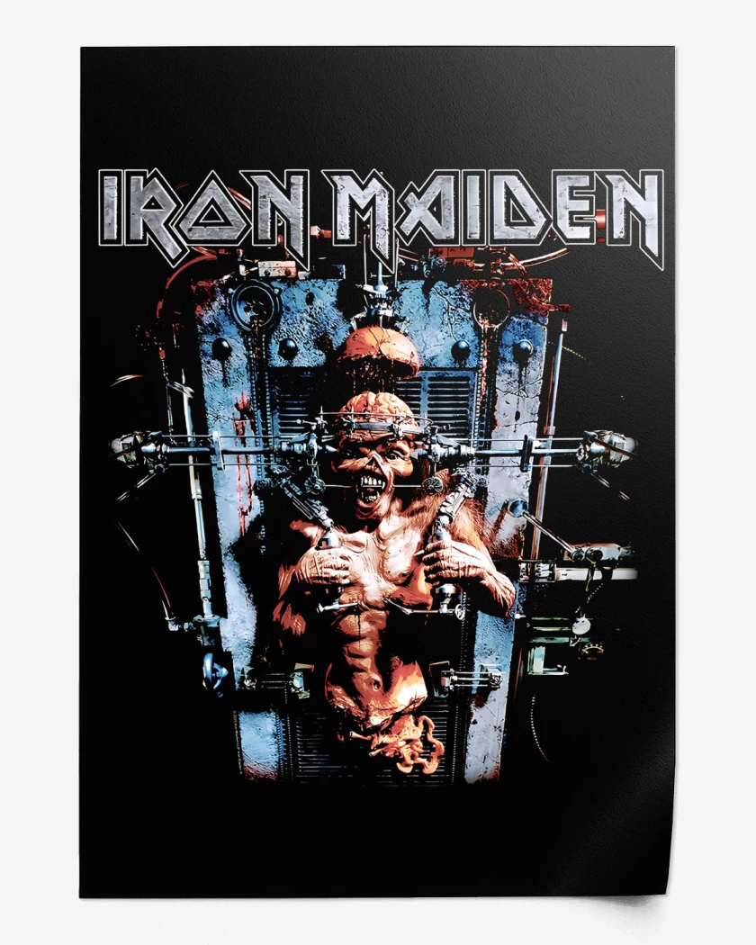 Print Negro de Iron Maiden The XFACTOR