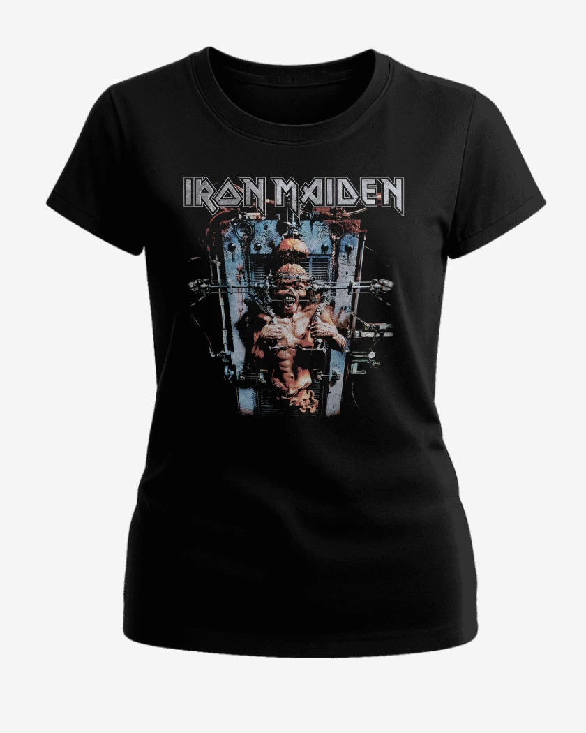 Polera de Mujer Negro de Iron Maiden The XFACTOR