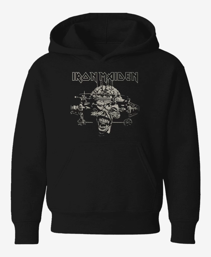 Poleron de niño Negro de Iron Maiden Eddie XFACTOR