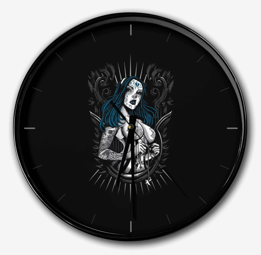 Reloj Negro de Skull sugar full color
