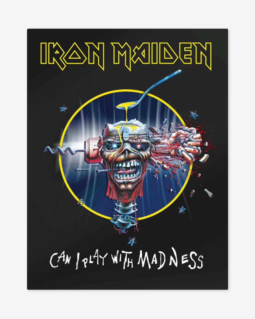 Print metalico Iron Maiden Can I Play with Madeness