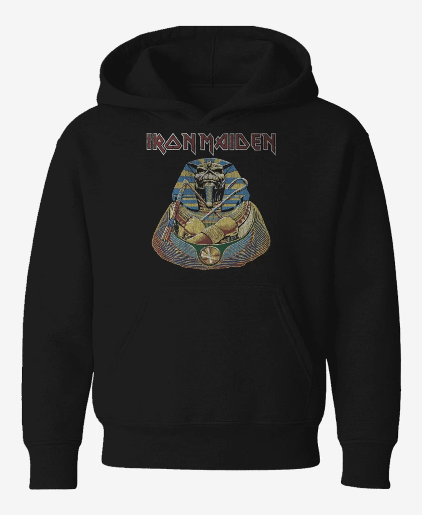 Poleron de niño Negro de Iron Maiden Faraon