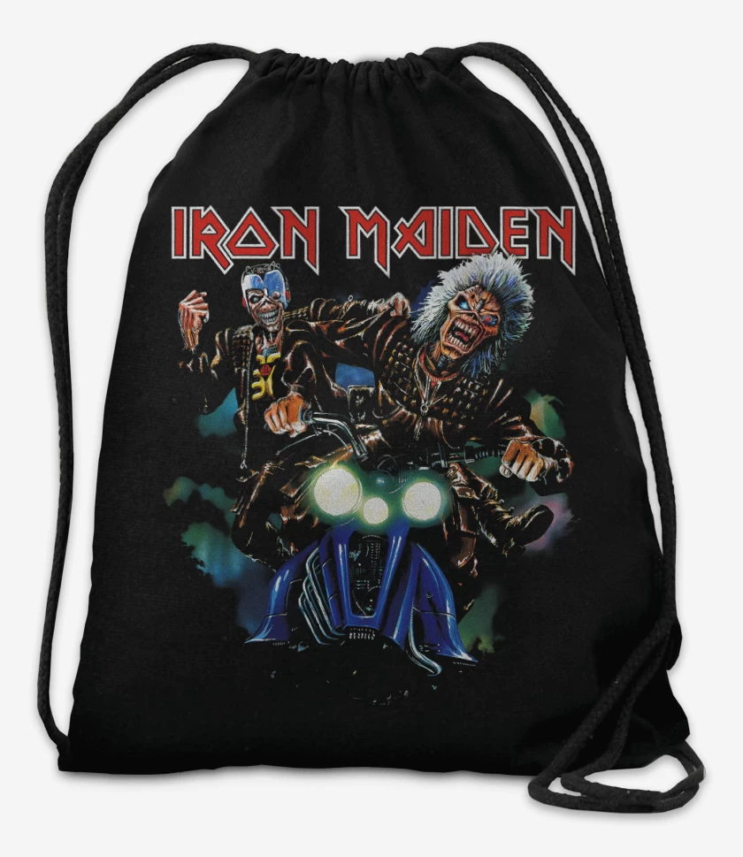 Mochila Negro de Iron Maiden Eddie Motor