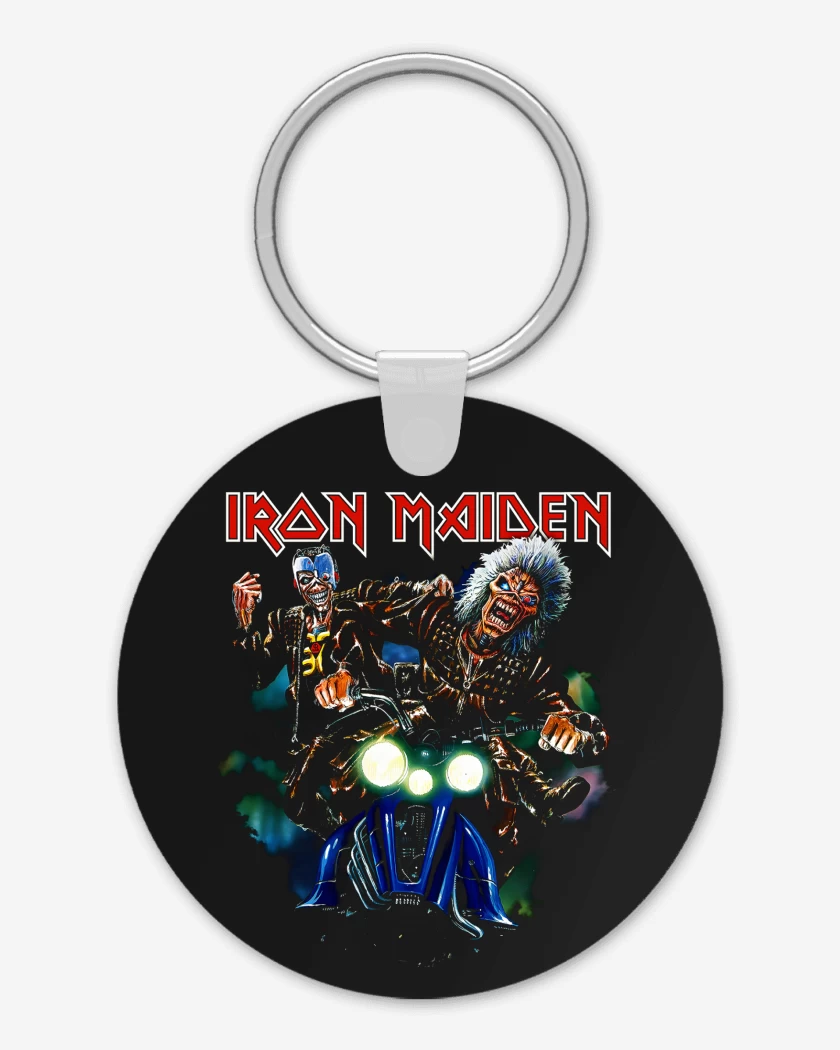 Llavero Negro de Iron Maiden Eddie Motor