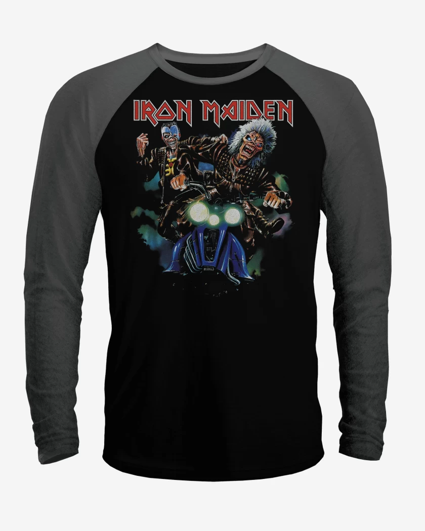 Polera Raglan Iron Maiden Eddie Motor