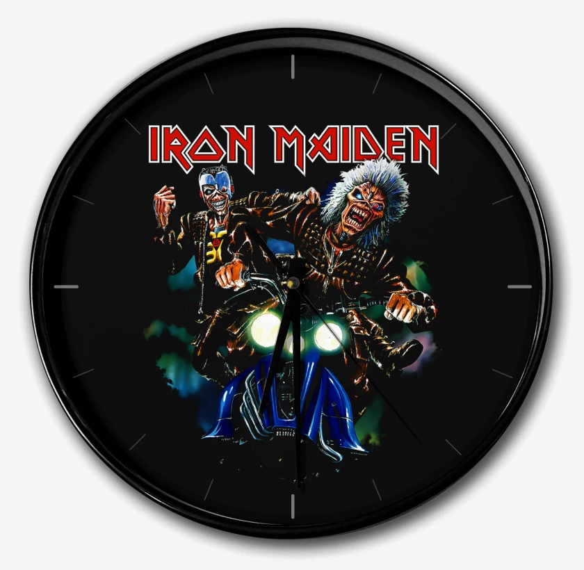 Reloj Negro de Iron Maiden Eddie Motor