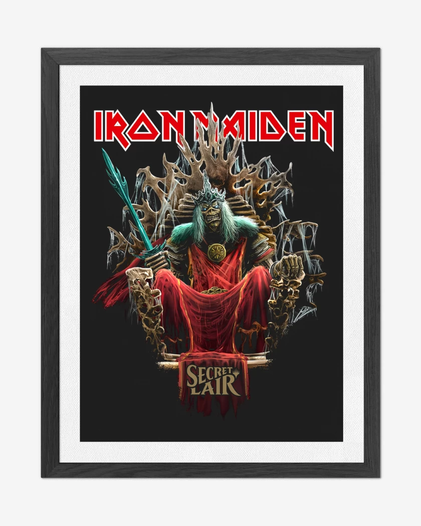 Cuadro decorativo Negro de Iron Maiden Nekusar Magic