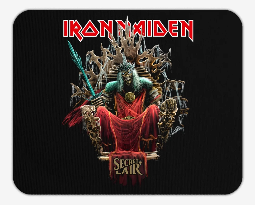 Mousepad Negro de Iron Maiden Nekusar Magic