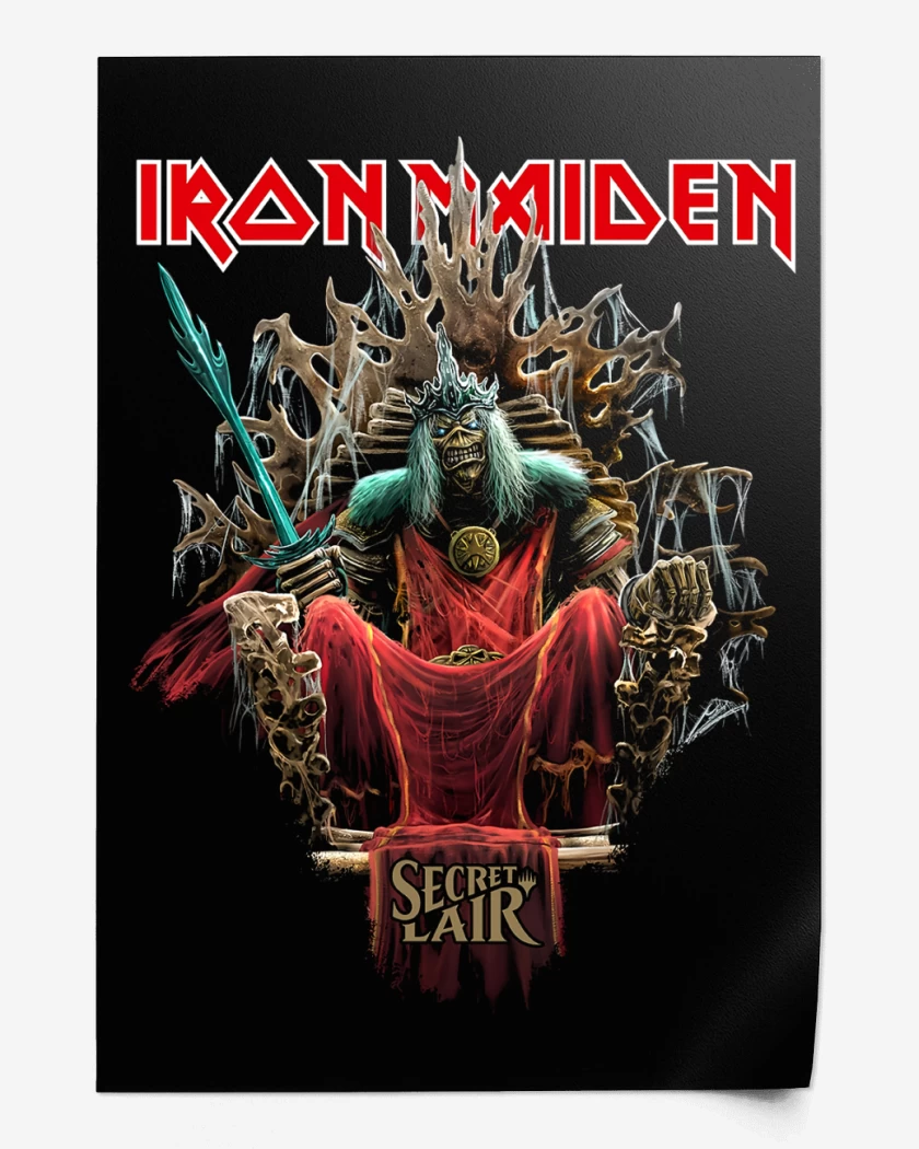 Print Negro de Iron Maiden Nekusar Magic