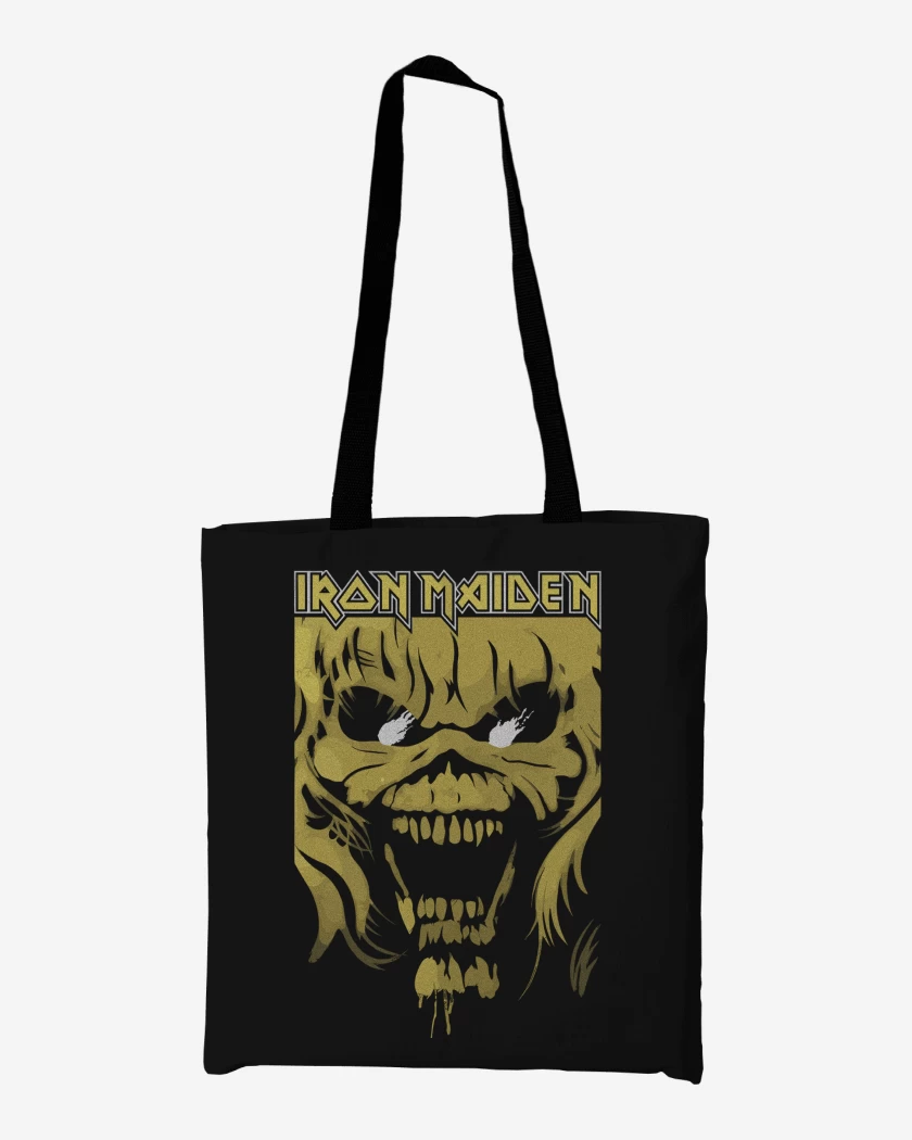 Totebag Iron Maiden Eddie Yellow
