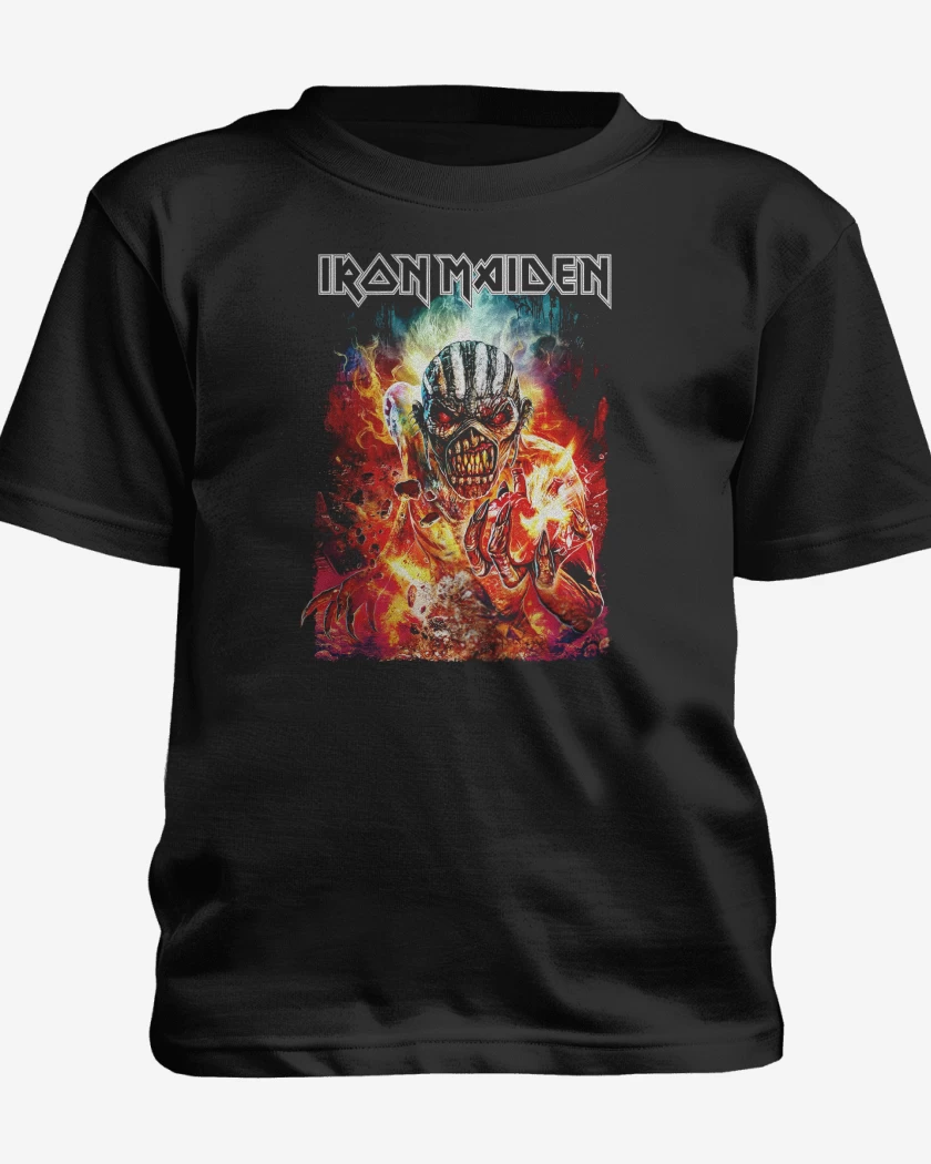 Polera de niño Negro de Iron Maiden Book