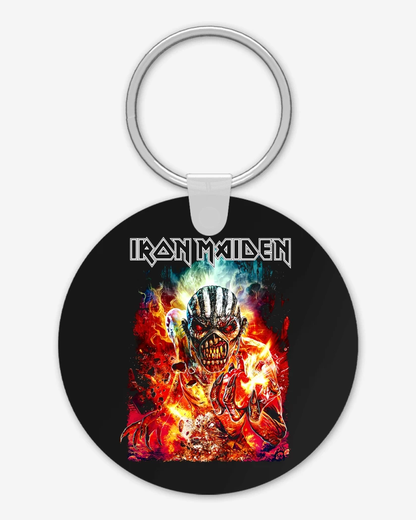 Llavero Negro de Iron Maiden Book