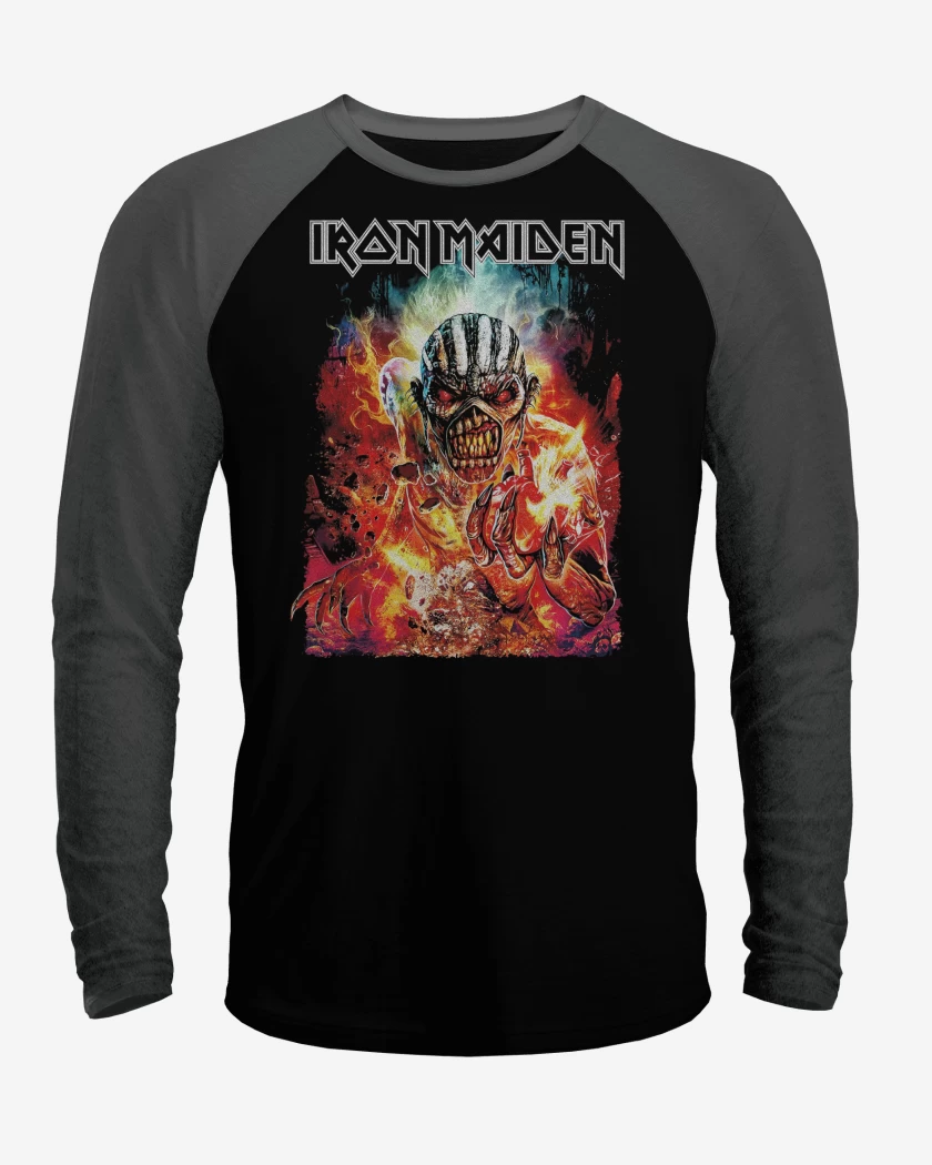 Polera Raglan Iron Maiden Book