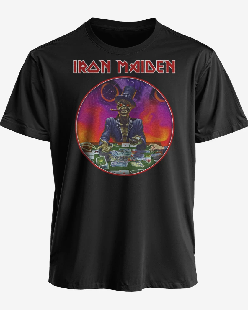 Polera Iron Maiden Poker