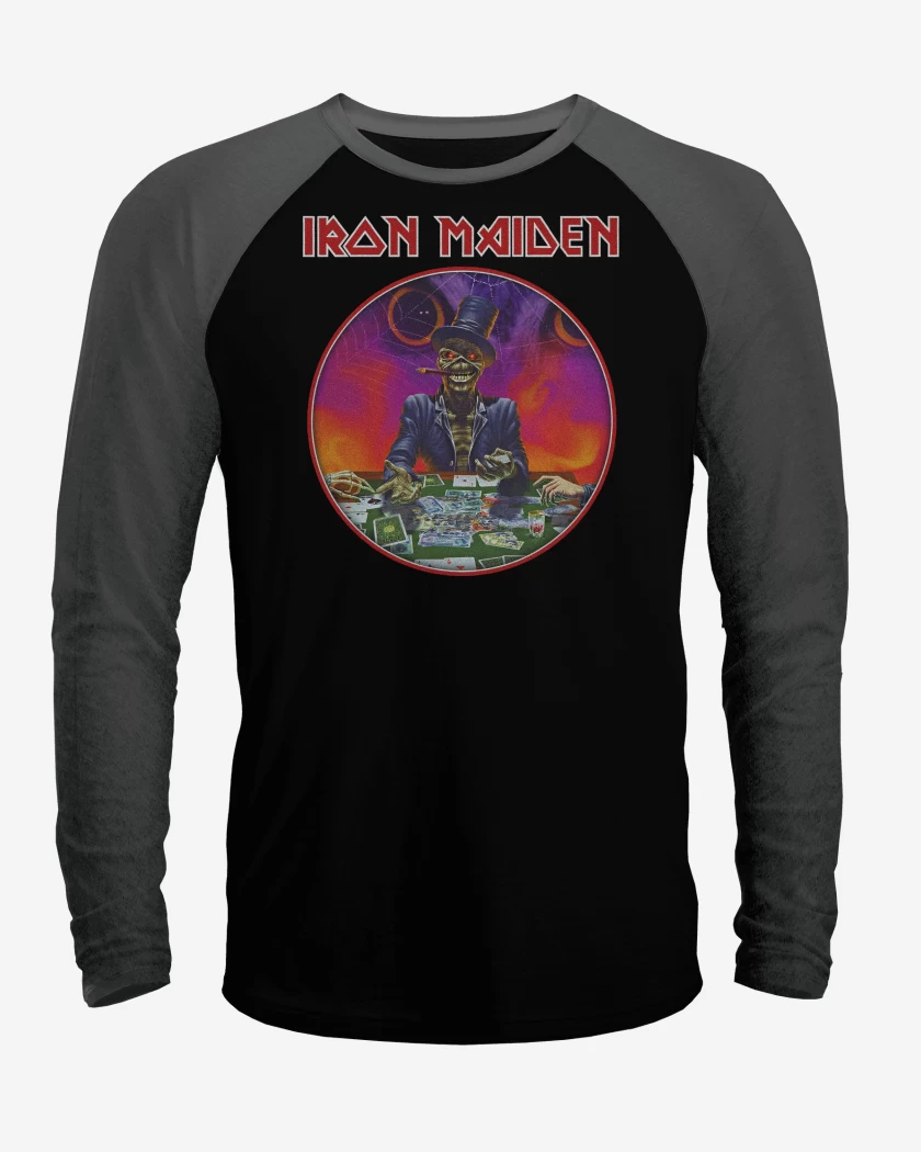 Polera Raglan Iron Maiden Poker