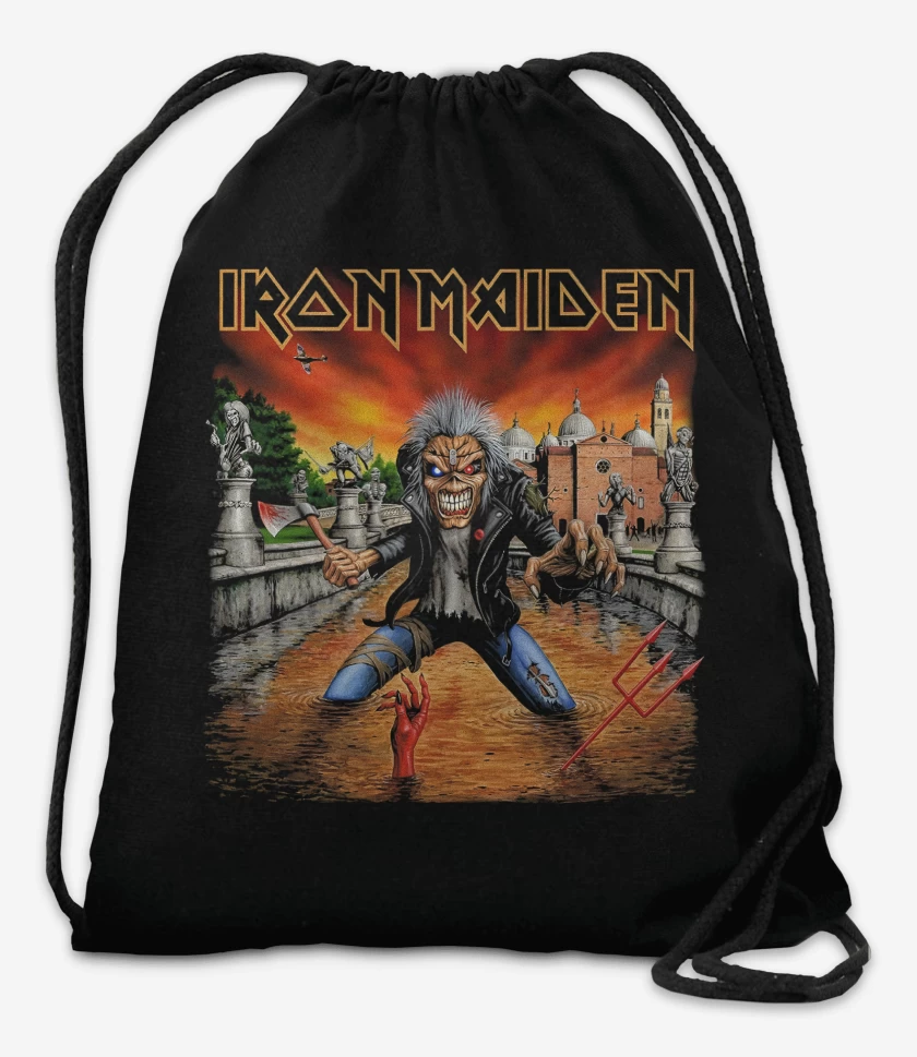 Mochila Negro de Iron Maiden Eddie Killer