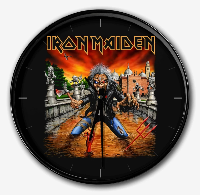 Reloj Negro de Iron Maiden Eddie Killer