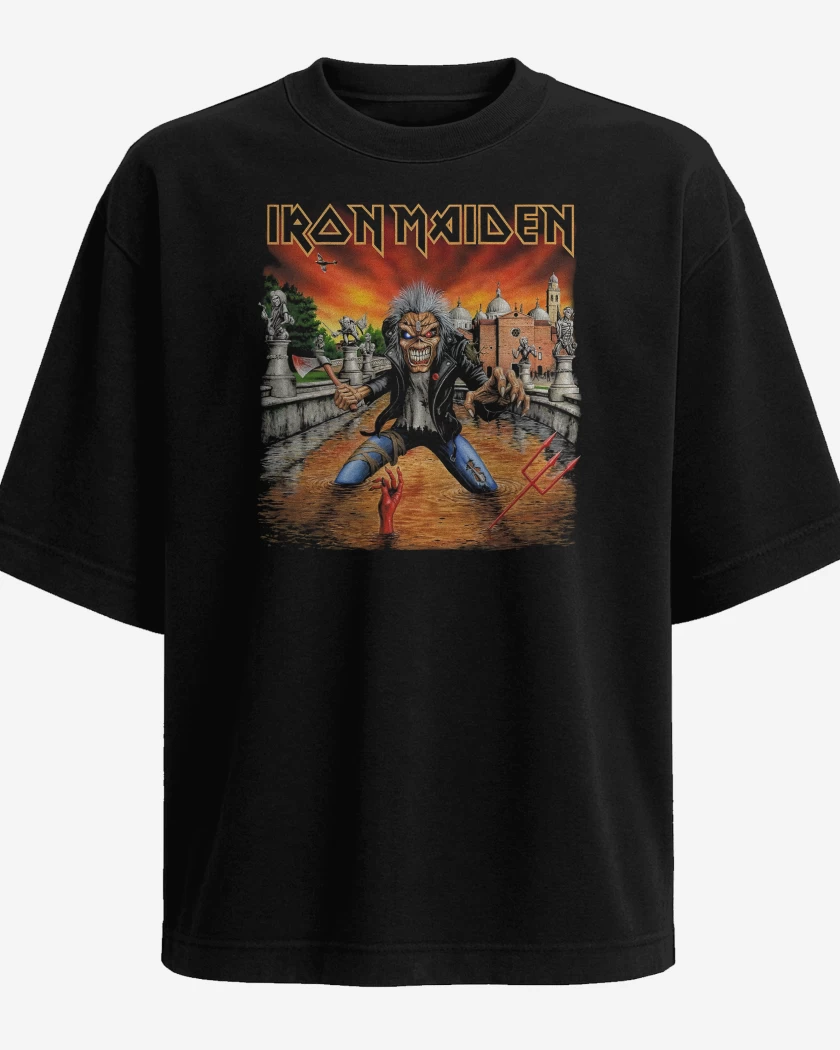 Polera Oversize Iron Maiden Eddie Killer